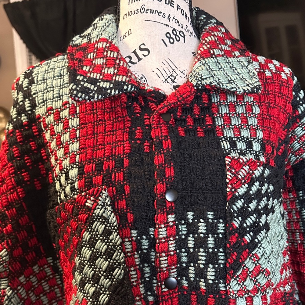 NovaMEN Multicolor Checkered Beverly Tweed Jacket - Picture 4 of 8
